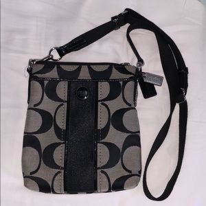 Coach Black C crossbody bag
